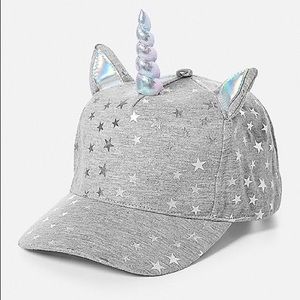 ***DONATED***NWOT Justice Unicorn Star Baseball Cap⭐️One Size🦄